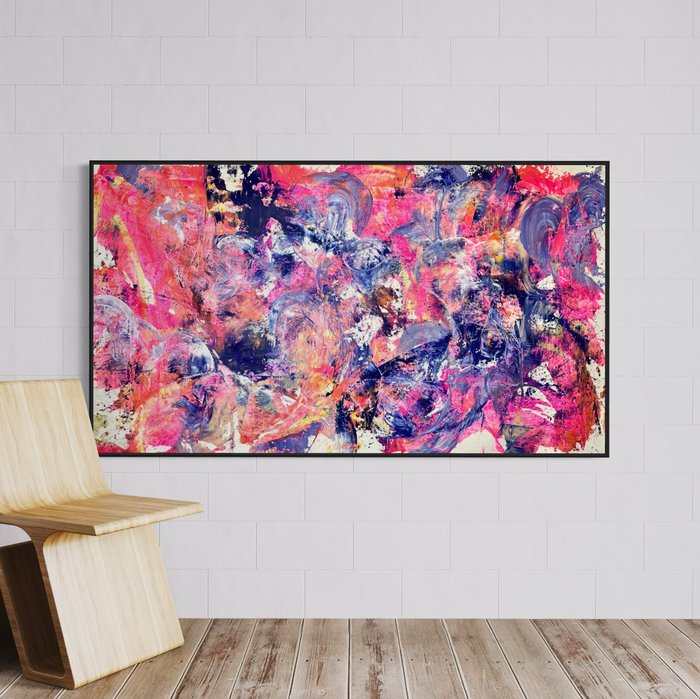 Timo Wedell (1994) - Purple Nights Abstract - XXL · No Reserve