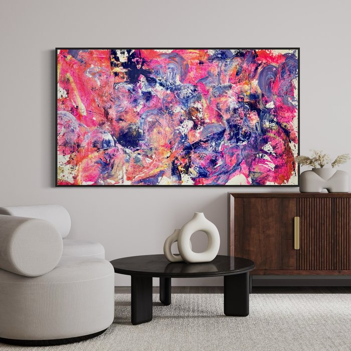 Timo Wedell (1994) - Purple Nights Abstract - XXL · No Reserve