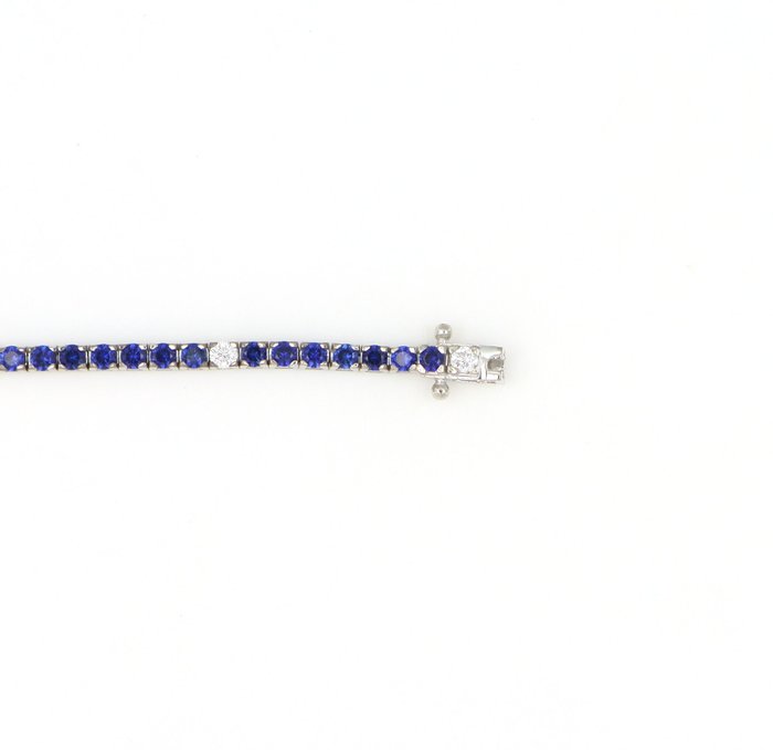 Ingen mindstepris - Armbånd - 18 kraat Hvidguld -  0.50ct. tw. Diamant (Natur)  - Spinel