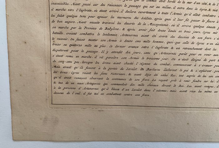 Tyrkiet - Cypern; H. Chatelain - Carte De L'Asie Inferieure Selon Les Auteurs Anciens, Enrichie de Remarques Historiques sur les - 1701-1720