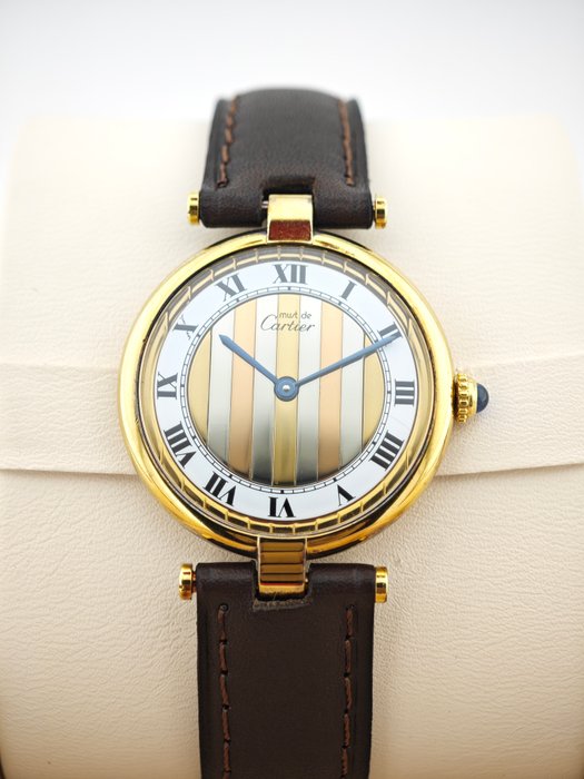 Cartier - Must de Cartier Vendôme 'Trinity Dial' - Ref. 590003 - Kvinder - 1990-1999