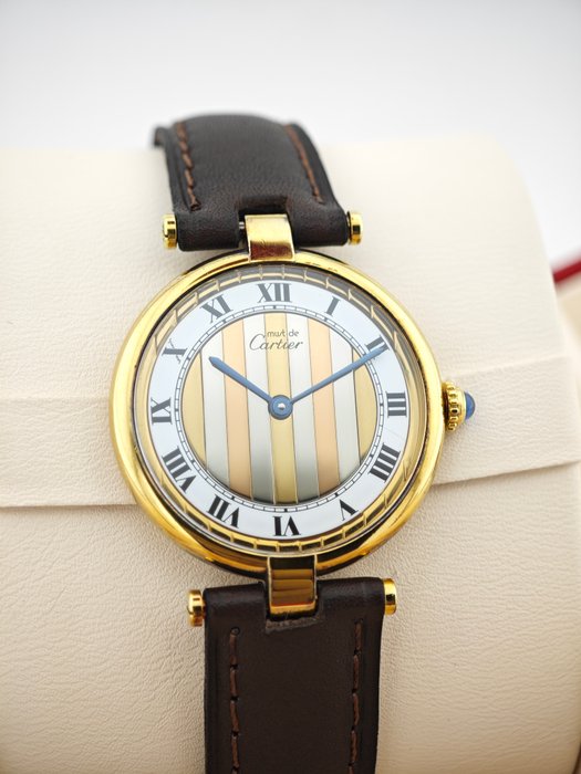 Cartier - Must de Cartier Vendôme 'Trinity Dial' - Ref. 590003 - Kvinder - 1990-1999