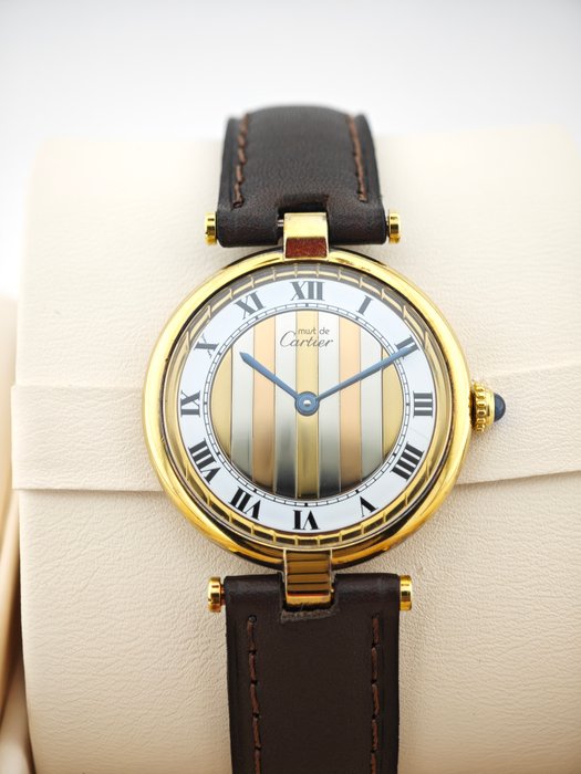 Cartier - Must de Cartier Vendôme 'Trinity Dial' - Ref. 590003 - Kvinder - 1990-1999