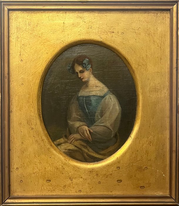 Scuola Neoclassica (XVIII-XIX) - Ritratto di donna