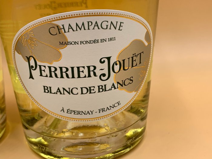 Perrier-Jouët, Brut - Champagne Blanc de Blancs - 2 Flasker (0,75 L)