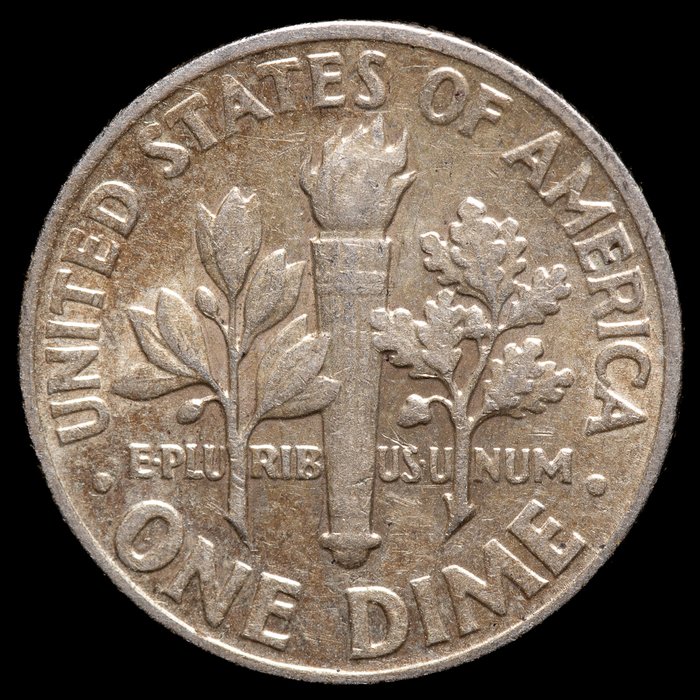 Förenta staterna. One Dime 1941-1964 (12 coins)  (Ingen mindstepris)