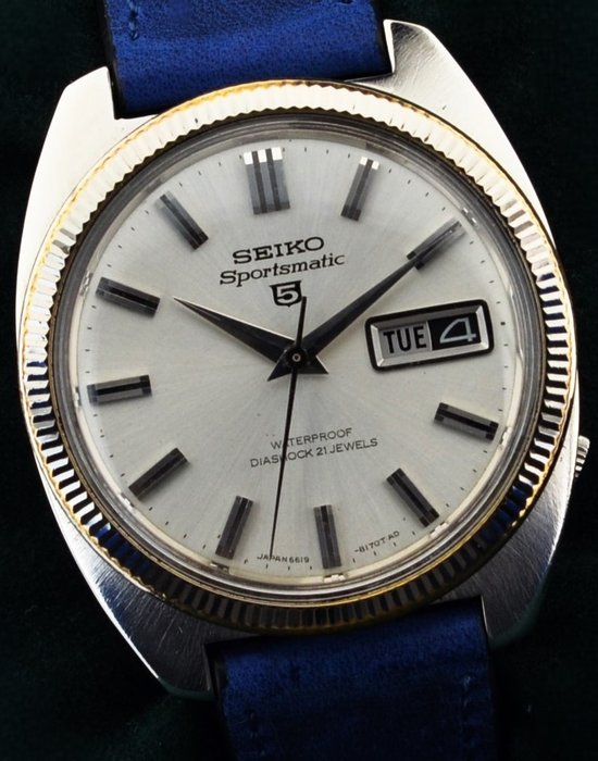 Seiko - Sportsmatic  5 Weekdater - Ingen mindstepris - 6619-8290 - Mænd - 1960-1969