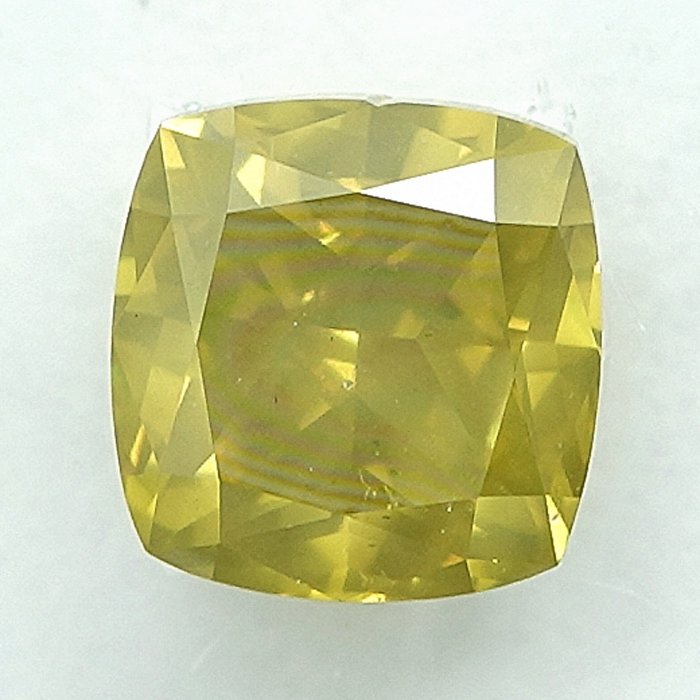 1 pcs Diamant  (Farvebehandlet)  - 1.00 ct - Pude - I1 - International Gemological Institute (IGI)