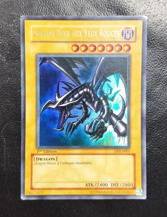 Konami - 1 Card - Yu-Gi-Oh! - Dragon Noir aux Yeux Rouges