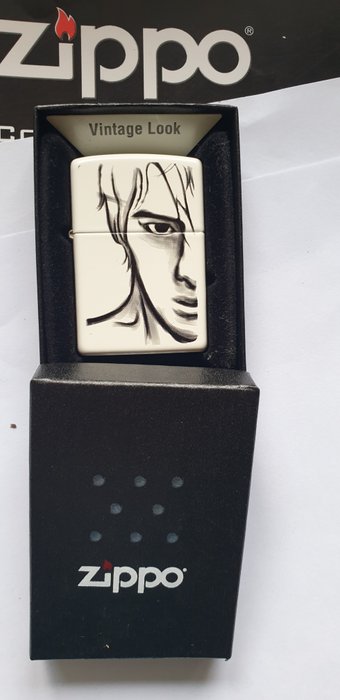 Zippo - Original Zippo Rarität Künstler Design moderne Kunst - Lighter - Chrome