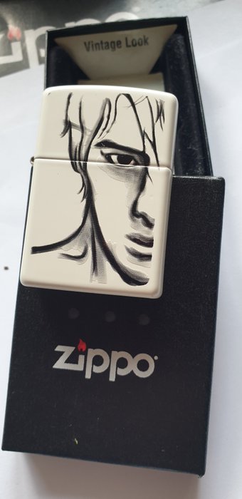 Zippo - Original Zippo Rarität Künstler Design moderne Kunst - Lighter - Chrome