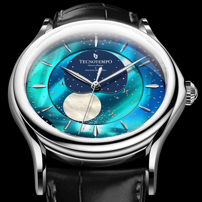 Tecnotempo - "Moon Phase  Aurora Borealis" Special Edition - Ingen mindstepris - TT.50MP.ARB - Mænd - 2011-nu