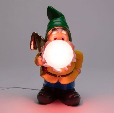 Seletti - Uto Balmoral - Lampe - Arbejdsgummi - harpiks