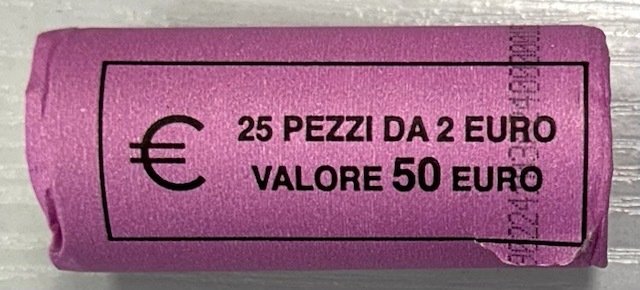 San Marino. 2 Euro 2024 (25 monnaies) en rouleau  (Ingen mindstepris)