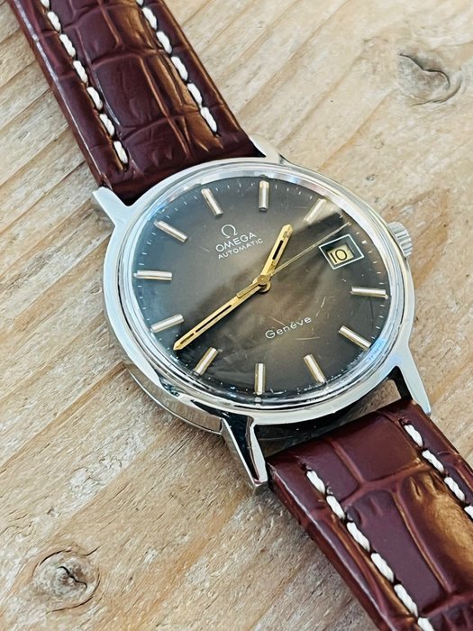 Omega - Automatic / Genève / brown dial - Ingen mindstepris - 166 0173  366 0832 - Mænd - 1970-1979