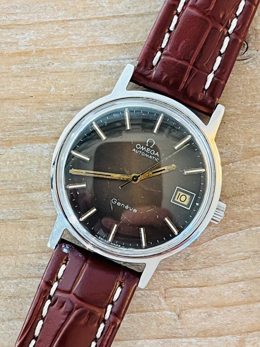 Omega - Automatic / Genève / brown dial - Ingen mindstepris - 166 0173  366 0832 - Mænd - 1970-1979