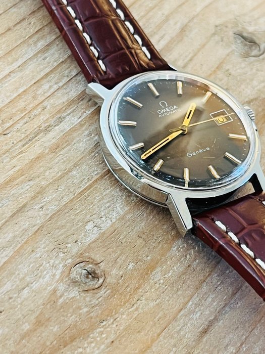 Omega - Automatic / Genève / brown dial - Ingen mindstepris - 166 0173  366 0832 - Mænd - 1970-1979