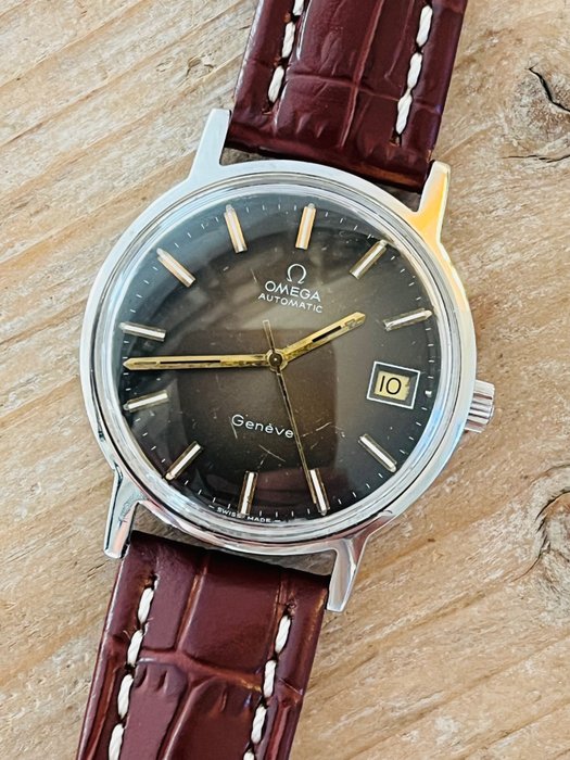 Omega - Automatic / Genève / brown dial - Ingen mindstepris - 166 0173  366 0832 - Mænd - 1970-1979