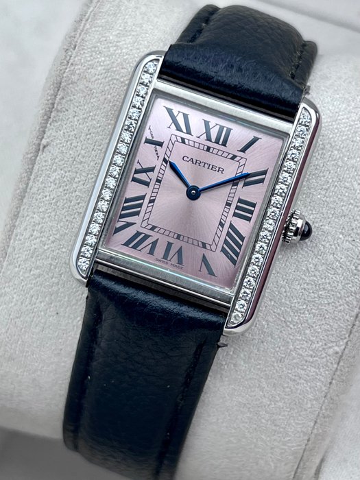 Cartier - Tank Solo Pink Diamond - 3170 - Kvinder - 2011-nu