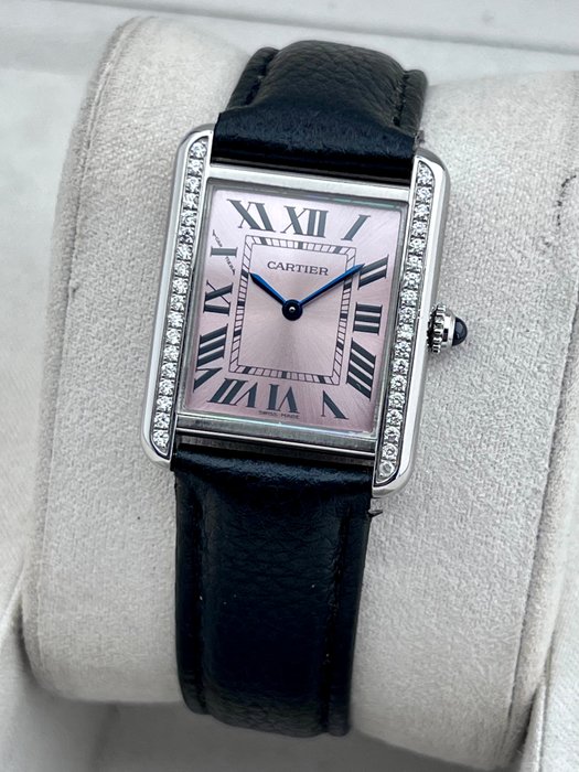 Cartier - Tank Solo Pink Diamond - 3170 - Kvinder - 2011-nu