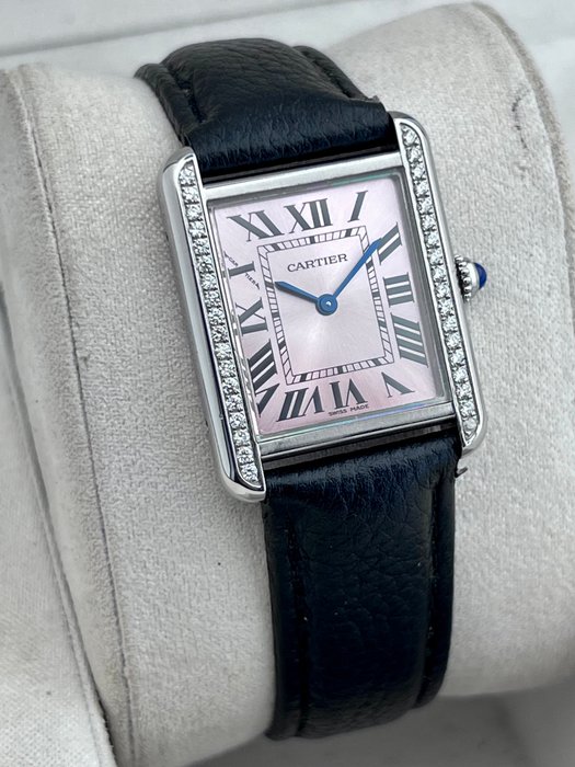 Cartier - Tank Solo Pink Diamond - 3170 - Kvinder - 2011-nu