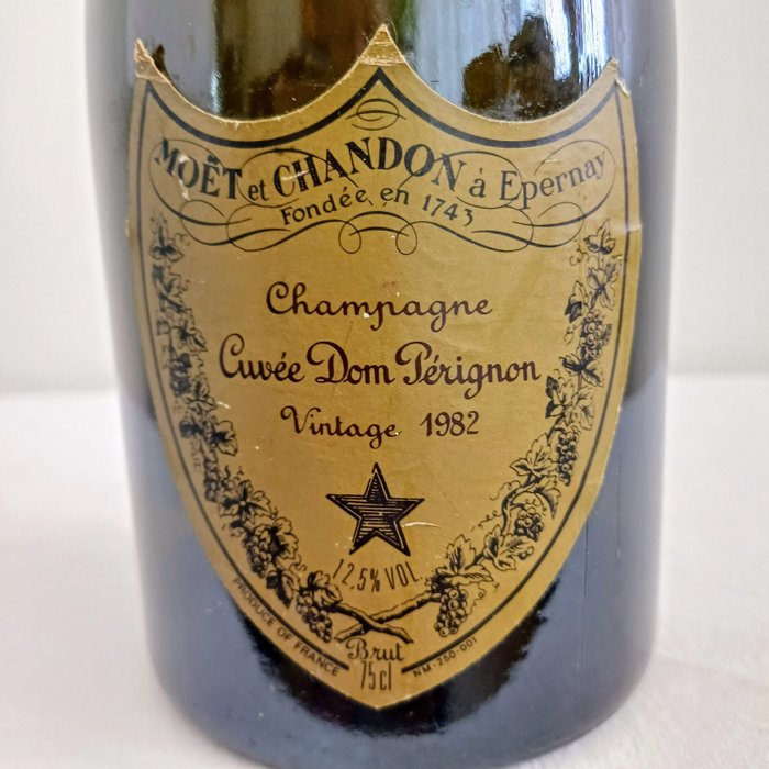 1982 Dom Pérignon - Champagne Brut - 1 Flaske (0,75L)