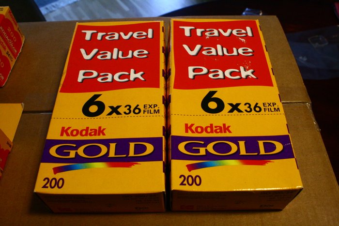 Kodak 23 film rolls 35mm: Gold / Kodacolor / VR - expired Ubrugt film