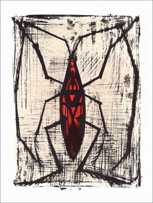 Bernard Buffet (1928-1999), d'après - Série sur les Insectes (9)