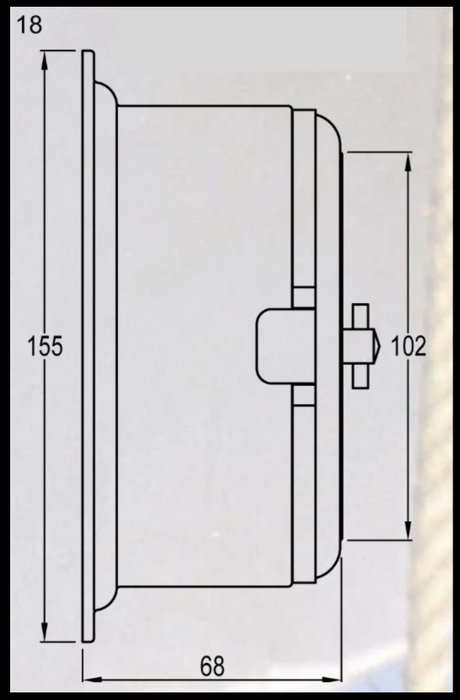 Skibsur -   Messing, glas - 1960-1970 - Schatz Royal Mariner