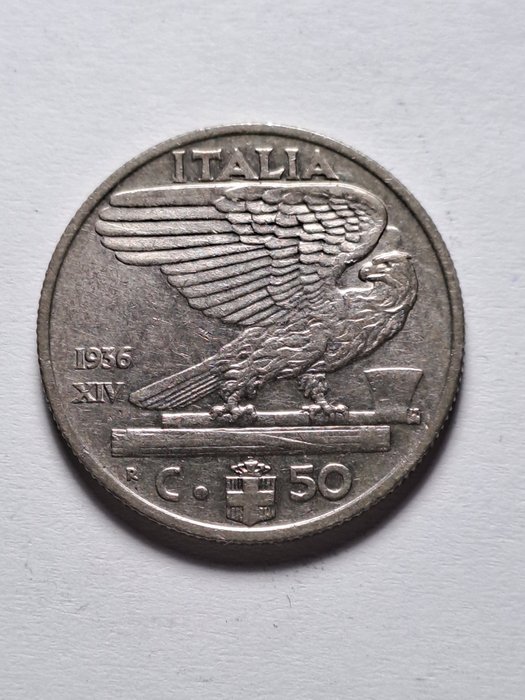 Italien 50 Centesimi 1936 "Impero"  (Ingen mindstepris)