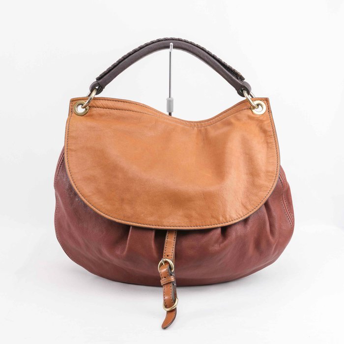 Miu Miu - Miu Miu Brown Nappa Leather Hobo Bag - Mulepose