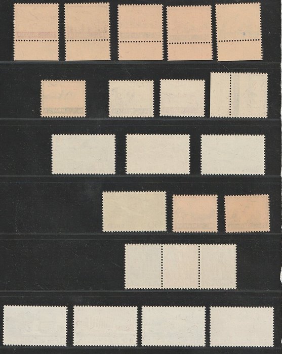 Schweiz 1936/1952 - Forskellige bedre sæt - Michel A294/A296, 321/324, 387/394, 395, 438, 470, 479, 506/507, 518