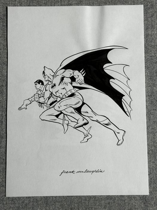 Frank McLaughlin - 1 Original drawing - Batman  Robin