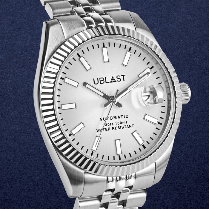 Ublast - Century White Automatic - UBCEJA40WH - Mænd - Ny