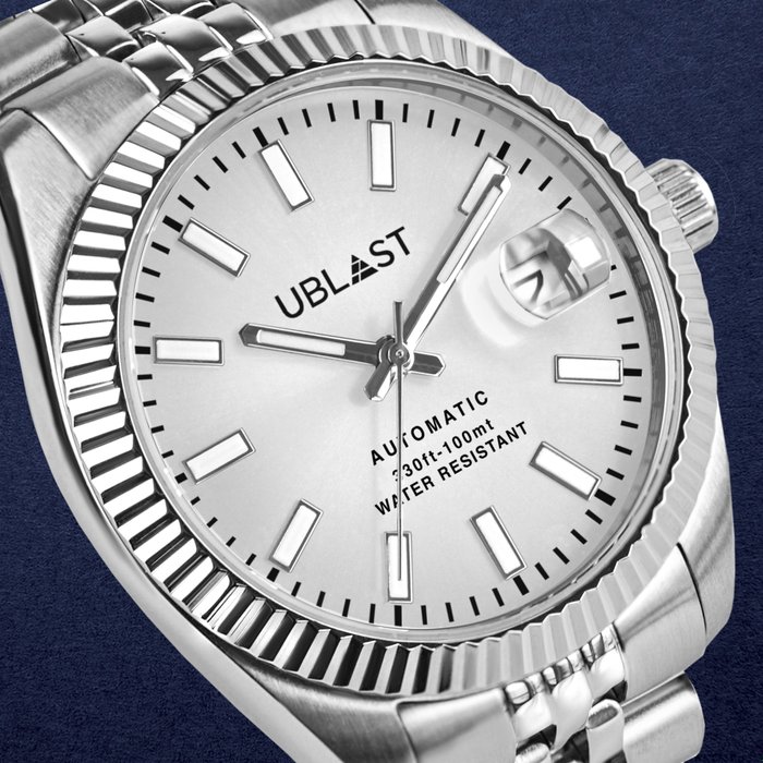 Ublast - Century White Automatic - UBCEJA40WH - Mænd - Ny