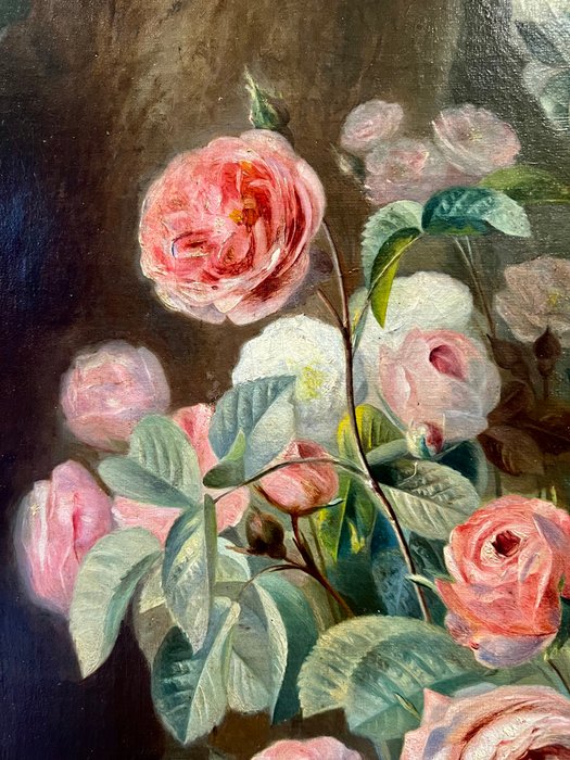 French school (XVIII-XIX) - Rose Garden