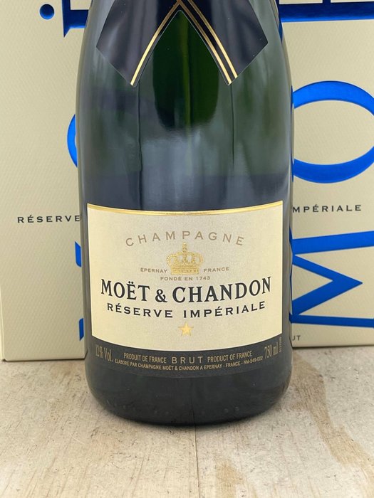 Moët  Chandon Réserve Impériale - Champagne Brut - 6 Flasker (075 L)