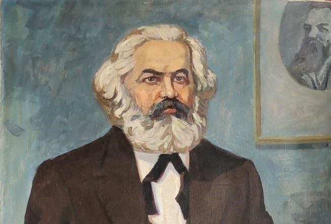 Georgy Sergievich Voloshin (1925 - 2014) - Ritratto di  K. Marx