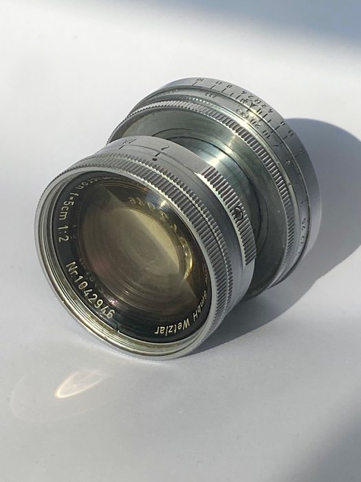 Leica Summicron 50mm F20 - Radioactive "Thorium"  #1042946 Kameralinse