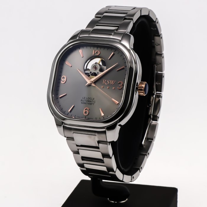 RSW - NEW MODEL - Le Locle Open heart automatic - RSWAH122-SR-2 - Ingen mindstepris - Mænd - 2011-nu