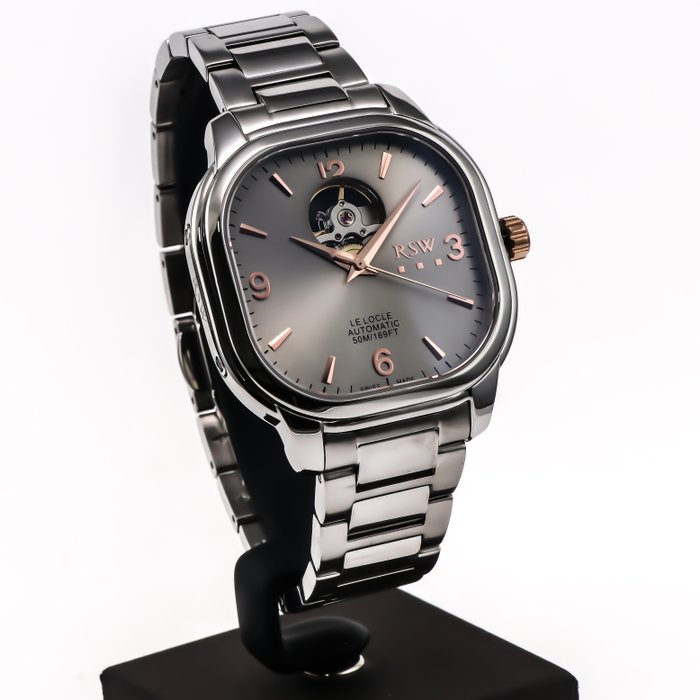 RSW - NEW MODEL - Le Locle Open heart automatic - RSWAH122-SR-2 - Ingen mindstepris - Mænd - 2011-nu