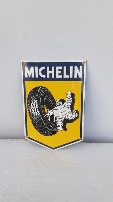 Michelin - Tallerken - Emalje