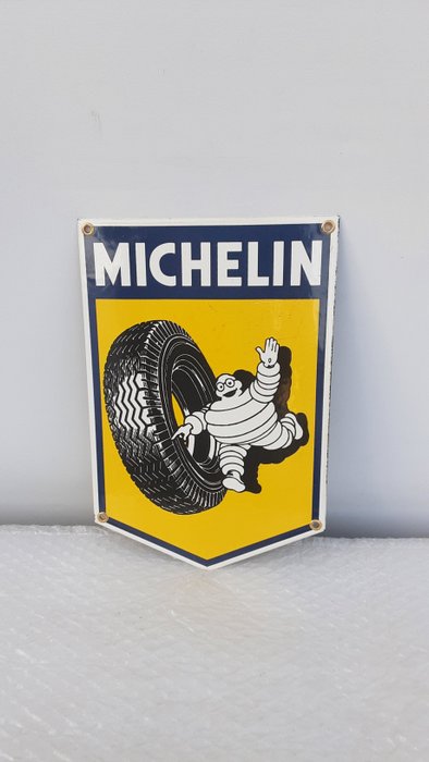 Michelin - Tallerken - Emalje