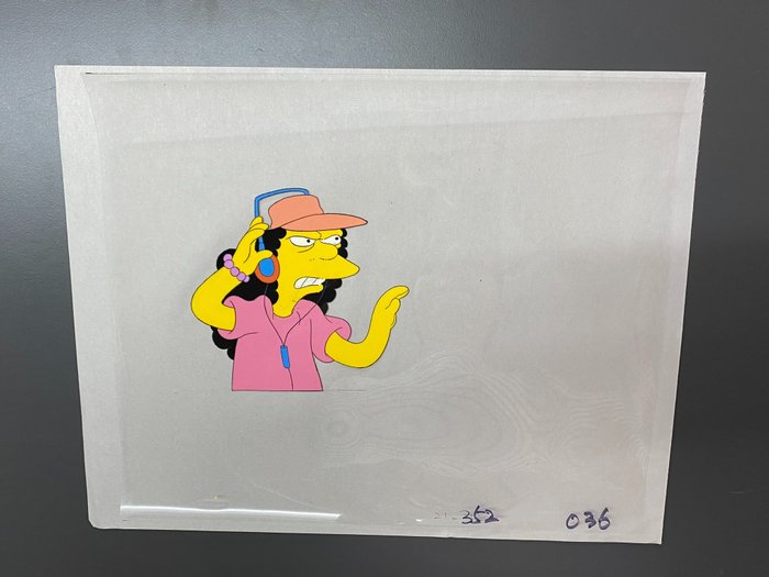 Matt Groening - 1 Original animationscel af Otto Mann - Ingen reservepris! - The Simpsons