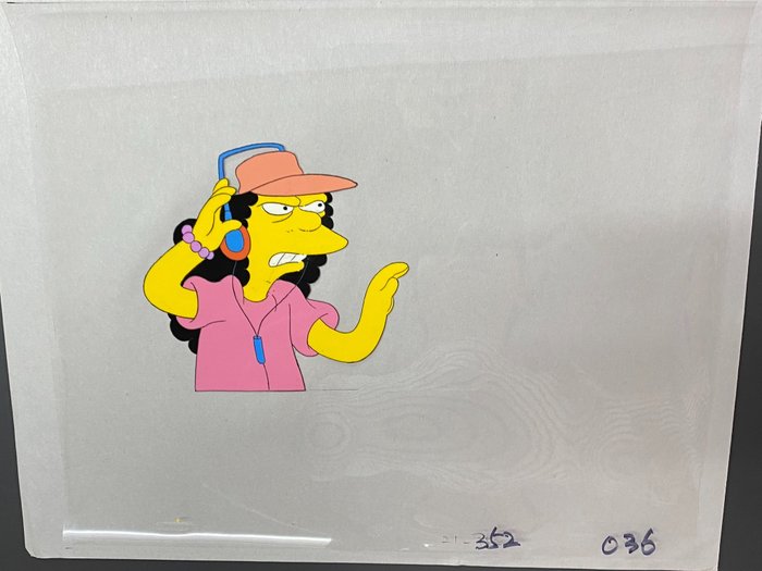 Matt Groening - 1 Original animationscel af Otto Mann - Ingen reservepris! - The Simpsons