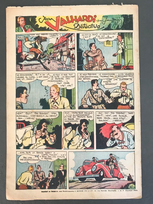 Spirou (magazine) N°6 au N°18 - 13 Magasiner - Første udgave - 1942