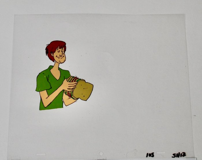 " SCOOBY DOO " Original Animation Cel - with COA - 1972