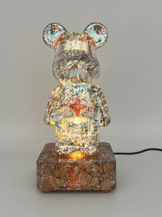 ORIMA Pop Art - BEAR led multi-colored marble vs « LV »