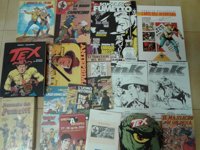 Tex - volumi fanzines - riviste - romanzo - variant - cartoline e altro - 24 Comic