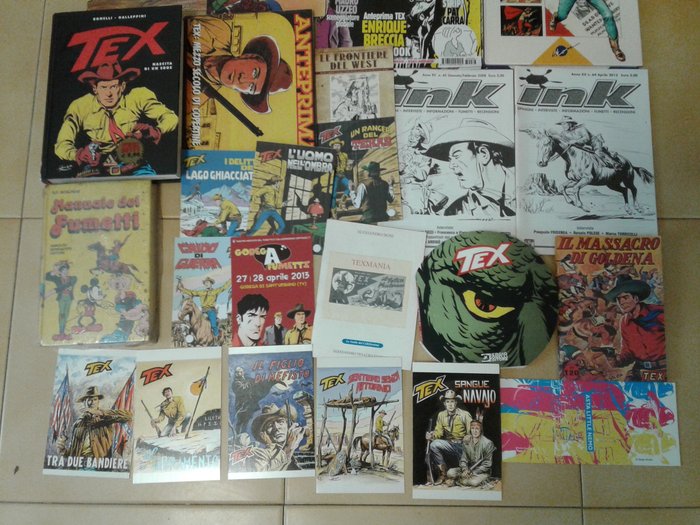 Tex - volumi fanzines - riviste - romanzo - variant - cartoline e altro - 24 Comic